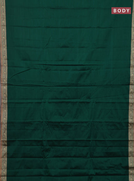 Green & Orange Narayanpet Cotton - Kalamkari Blouse