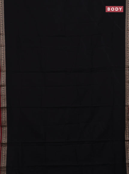 Black & Red Narayanpet Cotton - Kalamkari Blouse