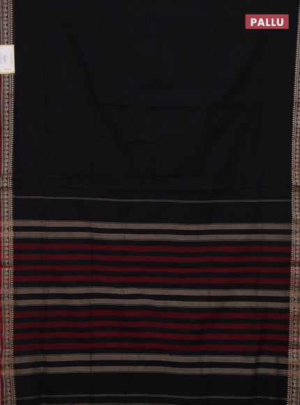 Black & Red Narayanpet Cotton - Kalamkari Blouse