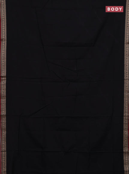Black & Beige Narayanpet Cotton - Kalamkari Blouse
