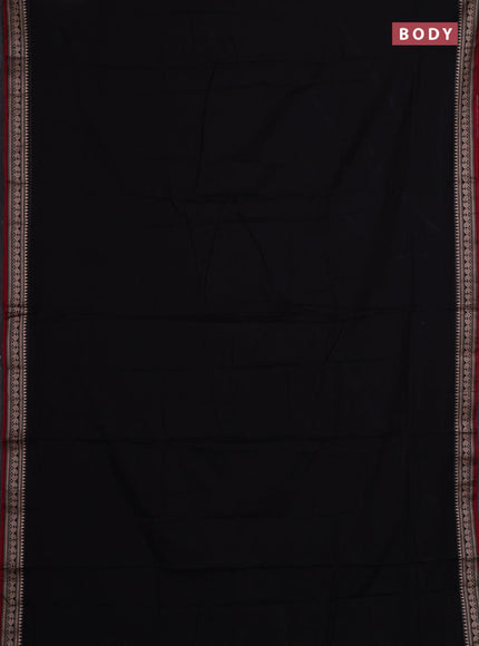 Black & Red Narayanpet Cotton - Kalamkari Blouse