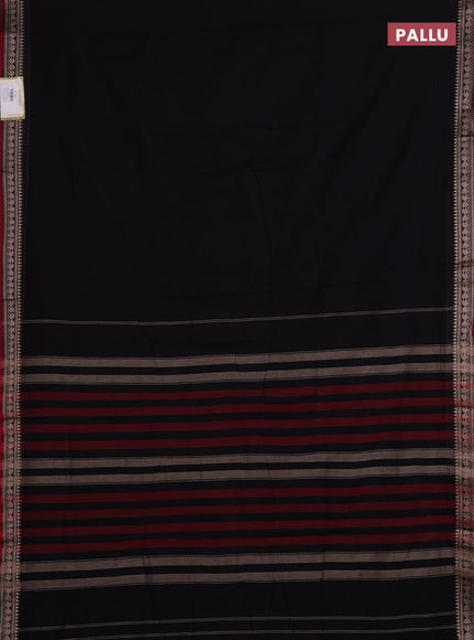 Black & Red Narayanpet Cotton - Kalamkari Blouse