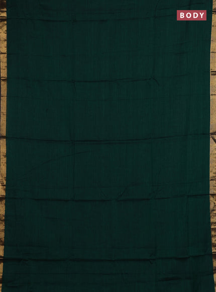 Green & Brown Narayanpet Cotton - Kalamkari Blouse