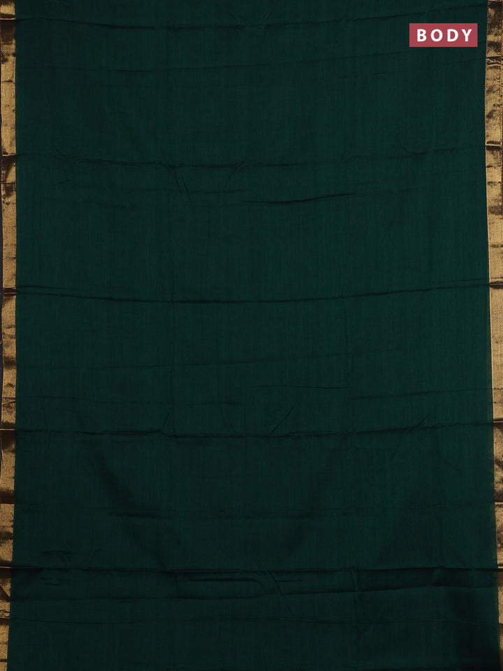 Green & Mehendi Green Narayanpet Cotton - Kalamkari Blouse