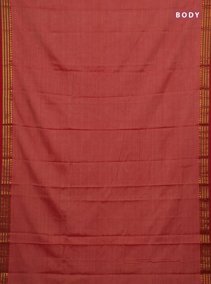 Red Narayanpet Cotton - Kalamkari Blouse