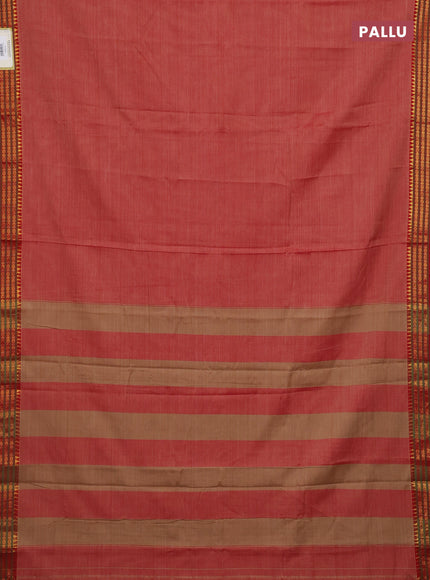 Red Narayanpet Cotton - Kalamkari Blouse