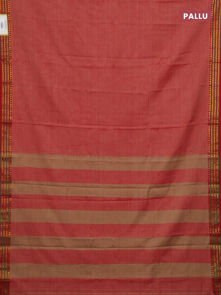 Red Narayanpet Cotton - Kalamkari Blouse