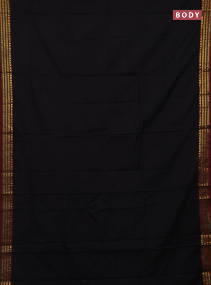 Black & Red Narayanpet Cotton - Kalamkari Blouse