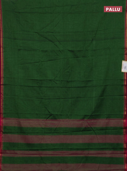 Green & Beige Narayanpet Cotton - Kalamkari Blouse