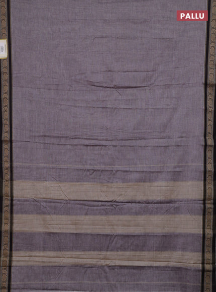 Grey & Beige Narayanpet Cotton - Kalamkari Blouse