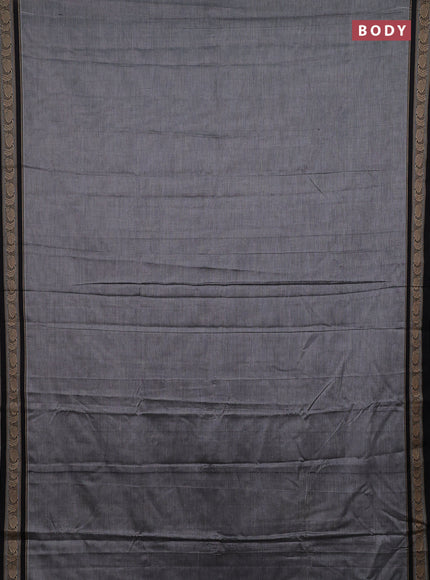 Grey & Beige Narayanpet Cotton - Kalamkari Blouse