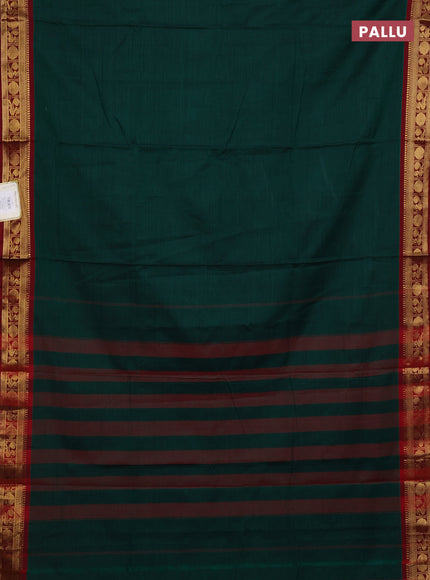 Green & Mustard Yellow Narayanpet Cotton - Kalamkari Blouse