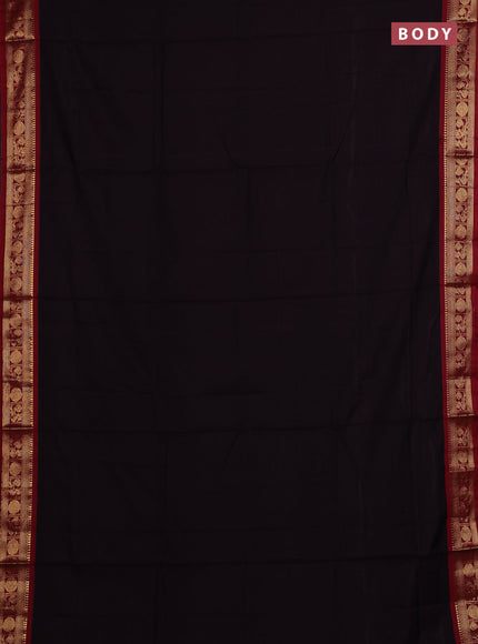 Wine & Red Narayanpet Cotton - Kalamkari Blouse