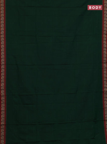 Green & Red Narayanpet Cotton - Kalamkari Blouse