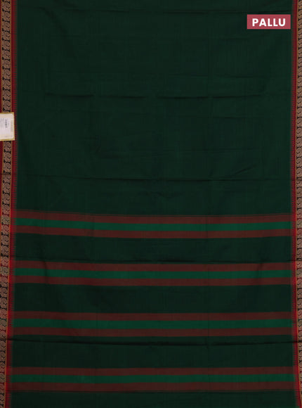 Green & Red Narayanpet Cotton - Kalamkari Blouse