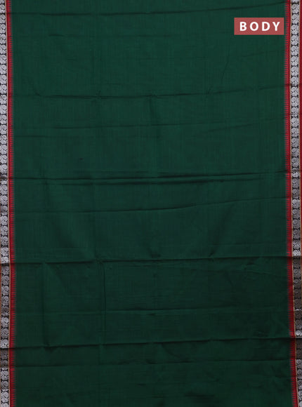 Green & Maroon Narayanpet Cotton - Kalamkari Blouse