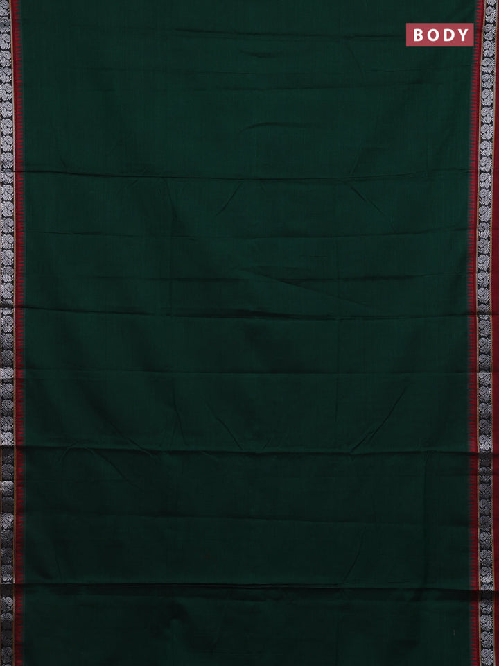 Green & Red Narayanpet Cotton - Kalamkari Blouse