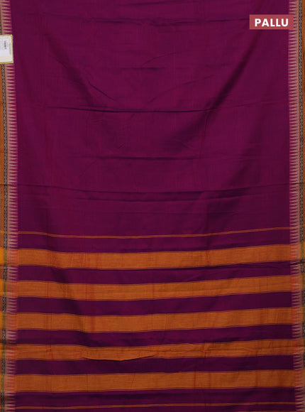 Magenta Pink & Lime Green Narayanpet Cotton - Kalamkari Blouse