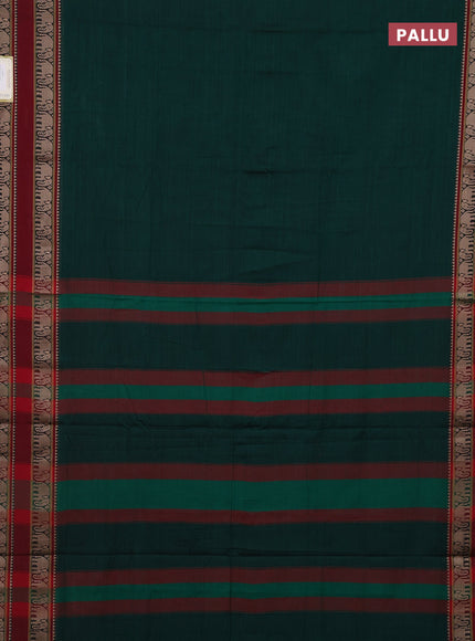 Green & Mehendi Green Narayanpet Cotton - Kalamkari Blouse