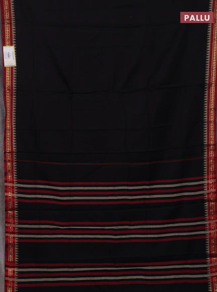 Black & Beige Narayanpet Cotton - Kalamkari Blouse