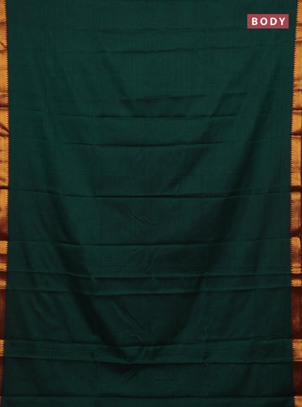 Green & Brown Narayanpet Cotton - Kalamkari Blouse