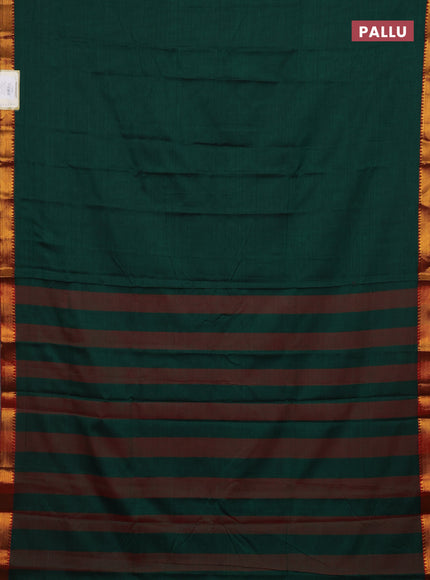 Green & Brown Narayanpet Cotton - Kalamkari Blouse