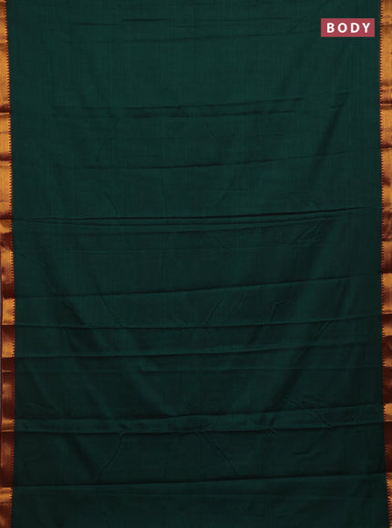 Green & Brown Narayanpet Cotton - Kalamkari Blouse
