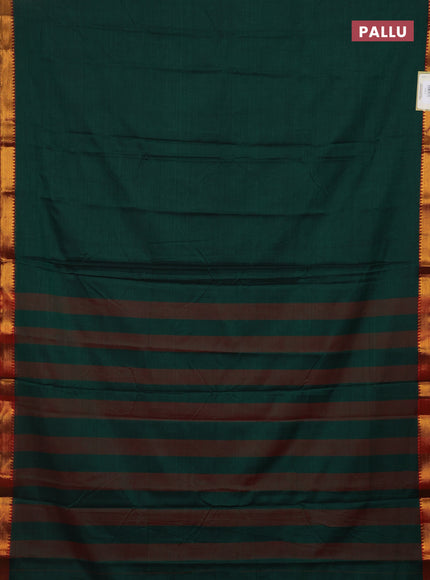 Green & Brown Narayanpet Cotton - Kalamkari Blouse