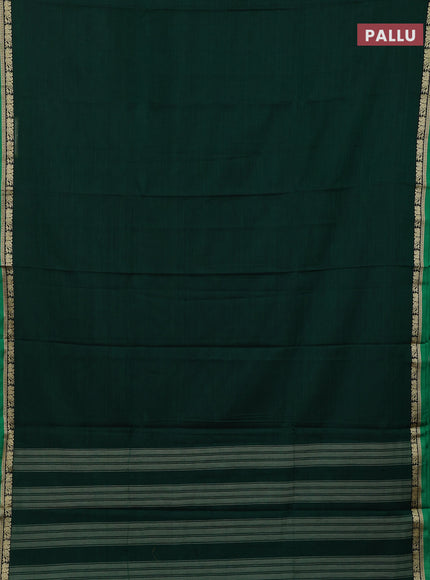 Green & Maroon Narayanpet Cotton - Kalamkari Blouse