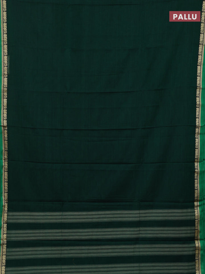 Green & Maroon Narayanpet Cotton - Kalamkari Blouse