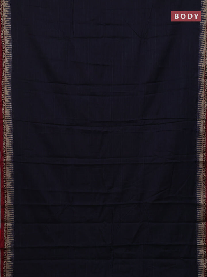 Black & Brown Narayanpet Cotton - Kalamkari Blouse