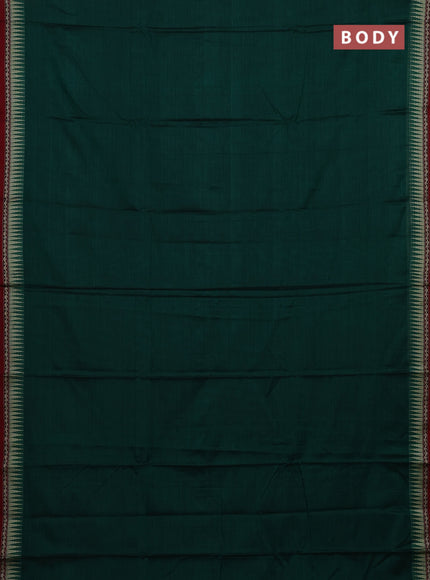 Green & Lime Green Narayanpet Cotton - Kalamkari Blouse