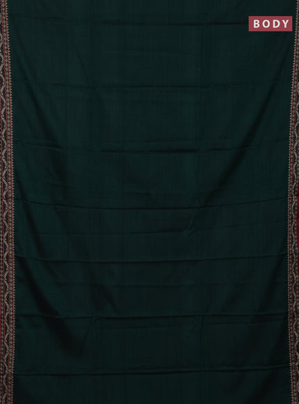 Green & Brown Narayanpet Cotton - Kalamkari Blouse