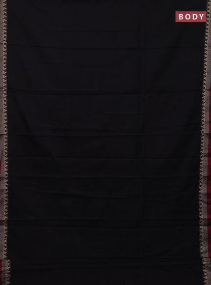 Black & Grey Narayanpet Cotton - Kalamkari Blouse