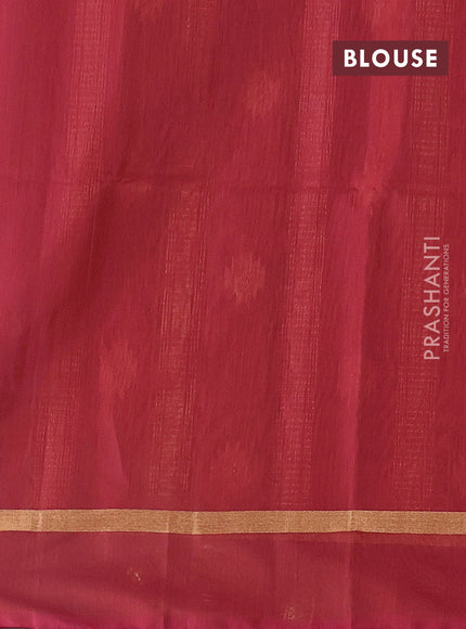Purple & Pink Kora Silk Cotton Saree