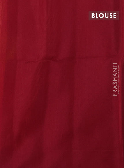 Mango Yellow & Pink Kora Silk Cotton Saree