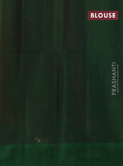 Pink & Green Kora Silk Cotton Saree