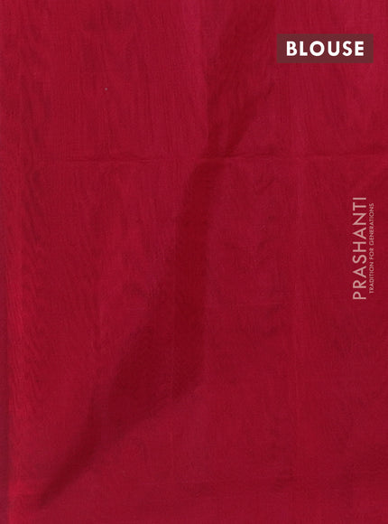 Black & Pink Kora Silk Cotton Saree