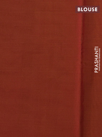 Honey & Maroon Kora Silk Cotton Saree