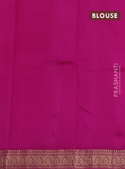 Pink Pure Kanchipuram Silk Saree - Buttas