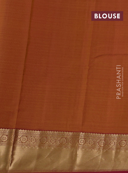 Pale Yellow & Pink Pure Kanchipuram Silk Saree - 1000 Buttas