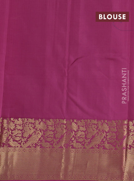 Onion Pink Pure Kanchipuram Silk Saree - Buttas