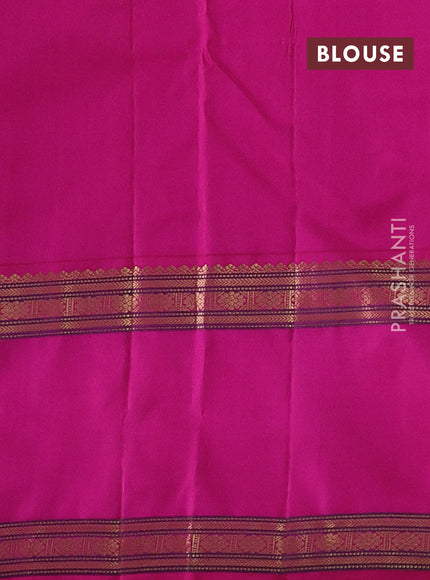 Pink Pure Kanchipuram Silk Saree - Buttas