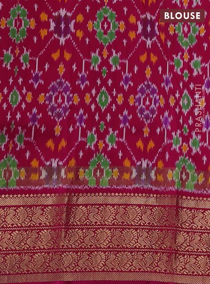 Lavender & Pink Pochampally Silk - Digital Prints
