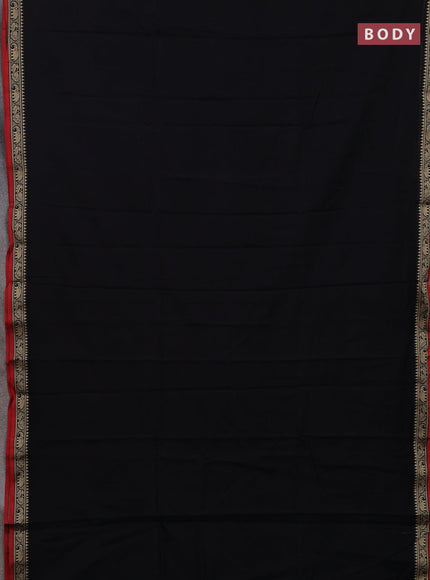 Black & Mustard Yellow Narayanpet Cotton - Kalamkari Blouse