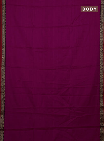 Pink & Orange Narayanpet Cotton - Kalamkari Blouse