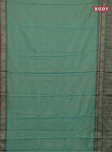 Pastel Green & Maroon Narayanpet Cotton - Kalamkari Blouse