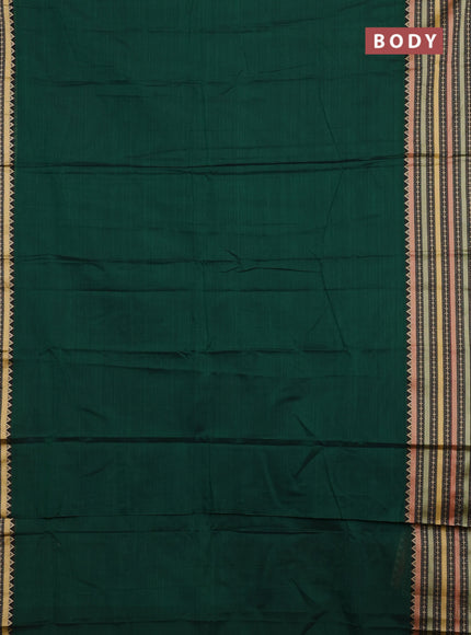 Green & Maroon Narayanpet Cotton - Kalamkari Blouse
