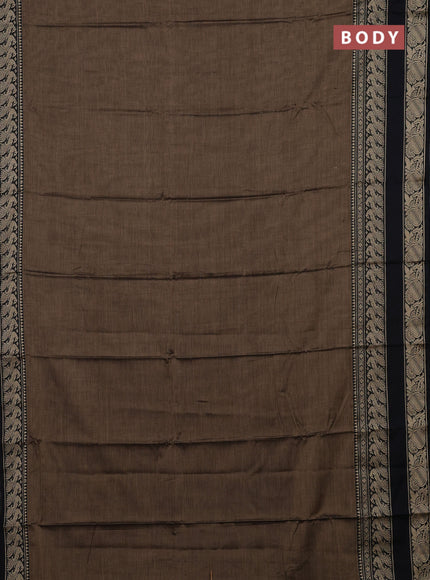 Chiku & Beige Narayanpet Cotton - Kalamkari Blouse