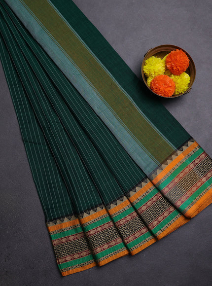 Green Narayanpet Cotton Saree
